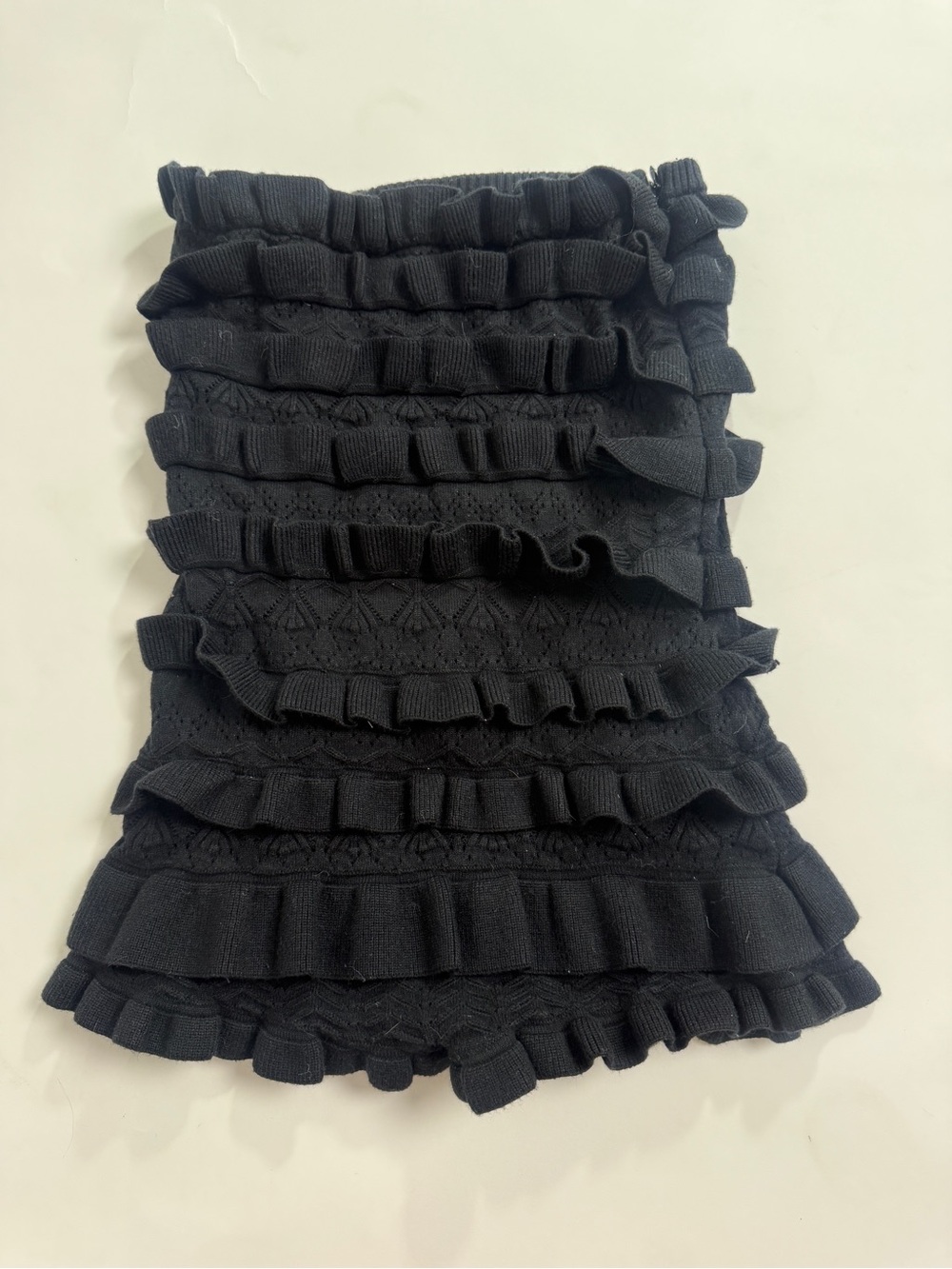 Tiered Ruffle Edikted Knit Mini Romper